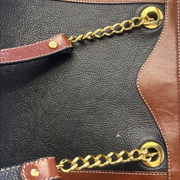 BALLY Black and Brown Woven Handbag - Picture 10 of 16